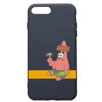 husa premium silicon compatibila cu apple iphone 8 plus iphone 7 plus spongebob patrick star cu interiorul din material textil protectie camera alaskan blue pab595 imagen 35_0_
0