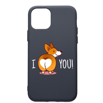 Husa Premium Silicon Compatibila Cu Apple IPhone 11, Sweet Doggy Emoji, cu interiorul din material textil, protectie camera, Alaskan Blue, PAB593 Husa Premium Silicon Compatibila Cu Apple IPhone 11, Sweet Doggy Emoji, cu interiorul din material textil, protectie camera, Alaskan Blue, PAB593