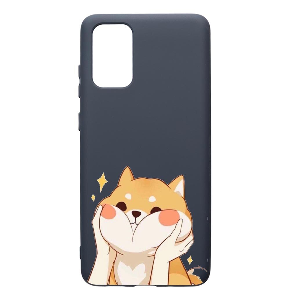 Husa Premium Silicon Compatibila Cu Samsung Galaxy S20 Plus, Sweet Cat, cu interiorul din material textil, protectie camera, Alaskan Blue, PAB596