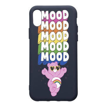 Husa Premium Silicon Compatibila Cu Apple IPhone XS / iPhone X, Mood - Pink Bear, cu interiorul din material textil, protectie camera, Alaskan Blue, PAB599 Husa Premium Silicon Compatibila Cu Apple IPhone XS / iPhone X, Mood - Pink Bear, cu interiorul din material textil, protectie camera, Alaskan Blue, PAB599