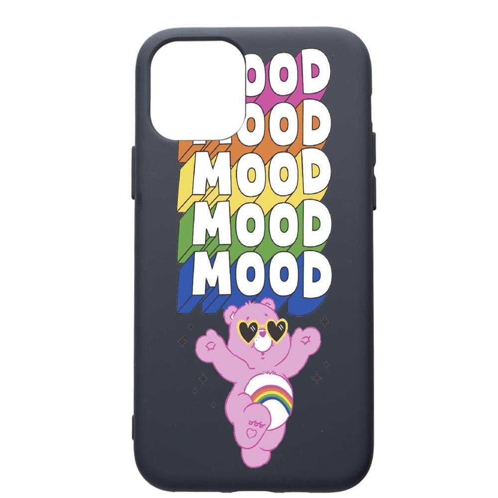 Husa Premium Silicon Compatibila Cu Apple IPhone 12 Pro, Mood - Pink Bear, cu interiorul din material textil, protectie camera, Alaskan Blue, PAB599