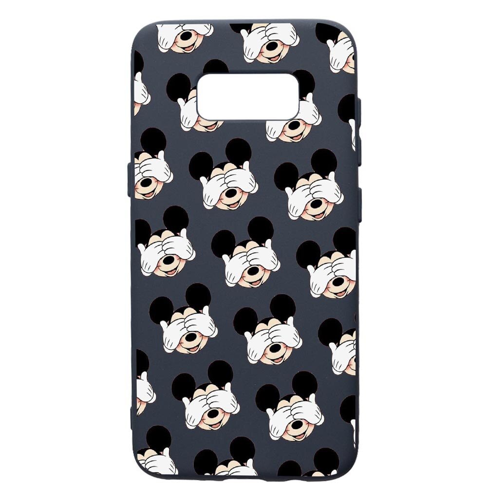 Husa Premium Silicon Compatibila Cu Samsung Galaxy S10E, Mini Mouse, cu interiorul din material textil, protectie camera, Alaskan Blue, PAB603