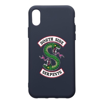 Husa Premium Silicon Compatibila Cu Samsung Galaxy A01, Riverdale - South Side Serpents, cu interiorul din material textil, protectie camera, Alaskan Blue, PAB605 Husa Premium Silicon Compatibila Cu Samsung Galaxy A01, Riverdale - South Side Serpents, cu interiorul din material textil, protectie camera, Alaskan Blue, PAB605