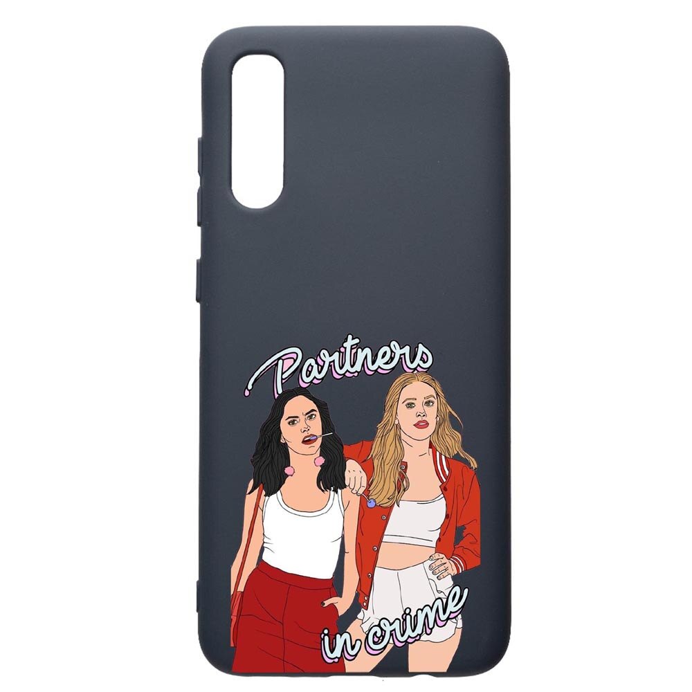 Husa Premium Silicon Compatibila Cu Samsung Galaxy A50, Riverdale Crime, cu interiorul din material textil, protectie camera, Alaskan Blue, PAB621