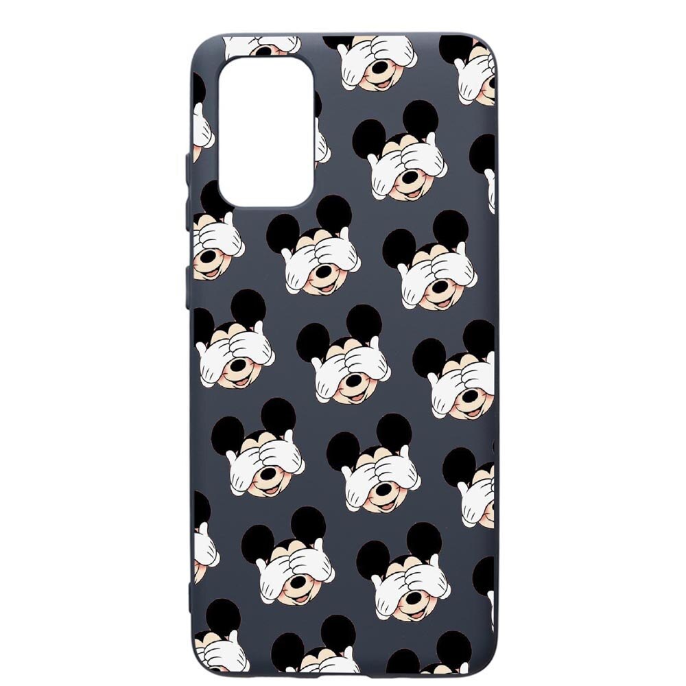 Husa Premium Silicon Compatibila Cu Samsung Galaxy S20 Plus, Mini Mouse, cu interiorul din material textil, protectie camera, Alaskan Blue, PAB603