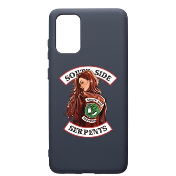 Husa Premium Silicon Compatibila Cu Samsung Galaxy S20 Plus, Riverdale - South Side Serpents, cu interiorul din material textil, protectie camera, Alaskan Blue, PAB606 Husa Premium Silicon Compatibila Cu Samsung Galaxy S20 Plus, Riverdale - South Side Serpents, cu interiorul din material textil, protectie camera, Alaskan Blue, PAB606