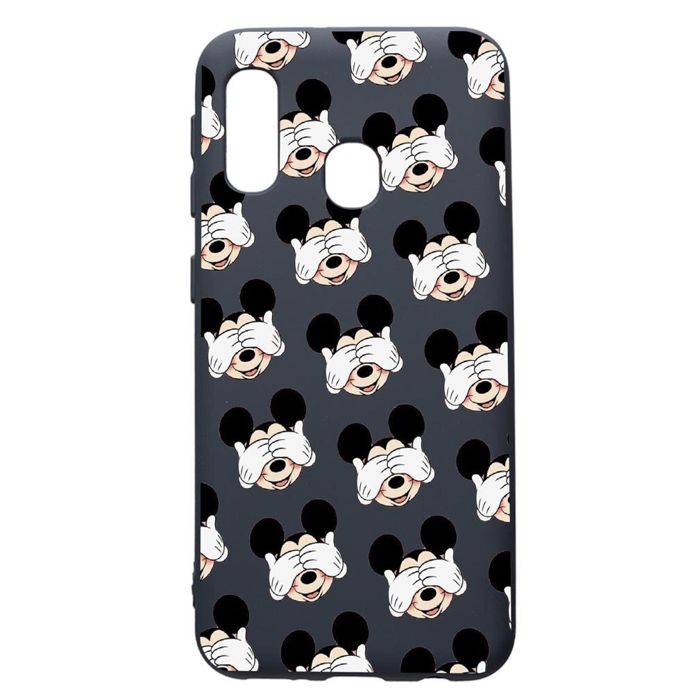 Husa Premium Silicon Compatibila Cu Samsung Galaxy A20E, Mini Mouse, cu interiorul din material textil, protectie camera, Alaskan Blue, PAB603