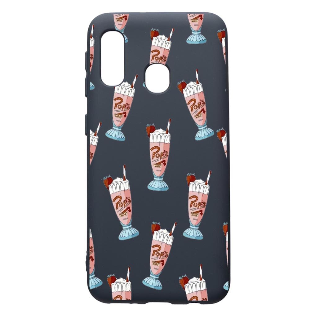 Husa Premium Silicon Compatibila Cu Samsung Galaxy A20E, Riverdale Shake, cu interiorul din material textil, protectie camera, Alaskan Blue, PAB609