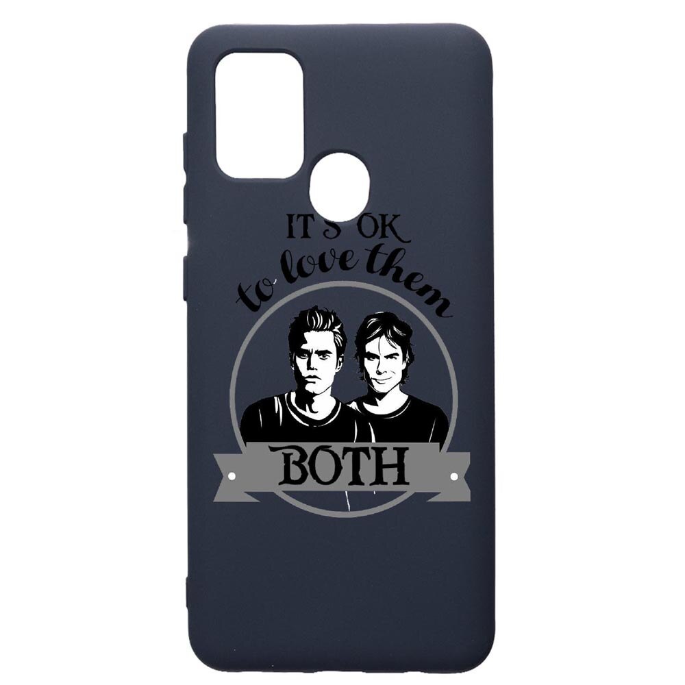 Husa Premium Silicon Compatibila Cu Samsung Galaxy A21S, Vampire Diaries, cu interiorul din material textil, protectie camera, Alaskan Blue, PAB584