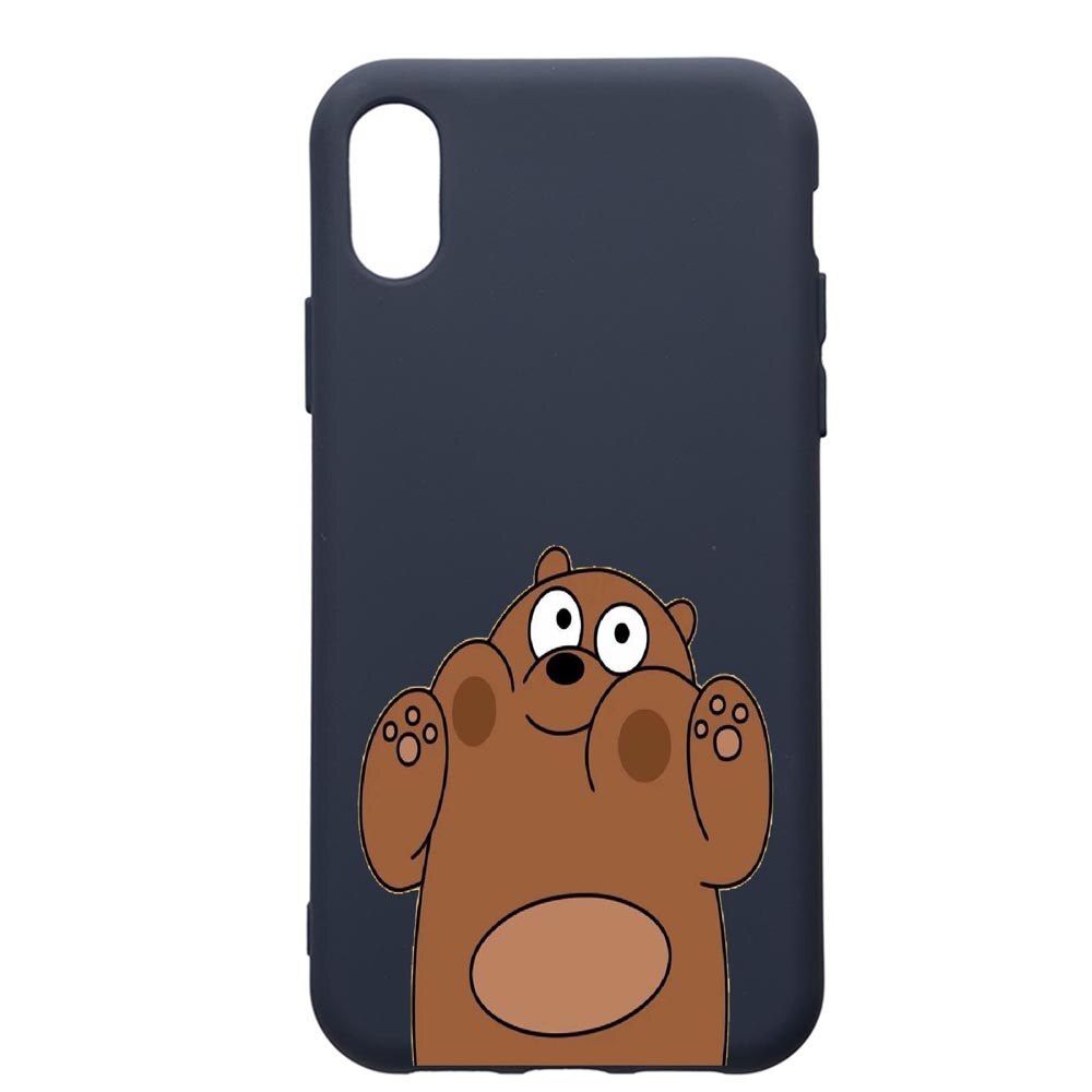 Husa Premium Silicon Compatibila Cu Huawei Y6 2019, Bears, cu interiorul din material textil, protectie camera, Alaskan Blue, PAB589