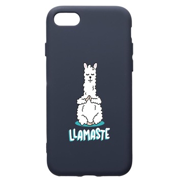 Husa Premium Silicon Compatibila Cu Apple IPhone SE 2 / iPhone 8 / iPhone 7, Llamaste, cu interiorul din material textil, protectie camera, Alaskan Blue, PAB590 Husa Premium Silicon Compatibila Cu Apple IPhone SE 2 / iPhone 8 / iPhone 7, Llamaste, cu interiorul din material textil, protectie camera, Alaskan Blue, PAB590