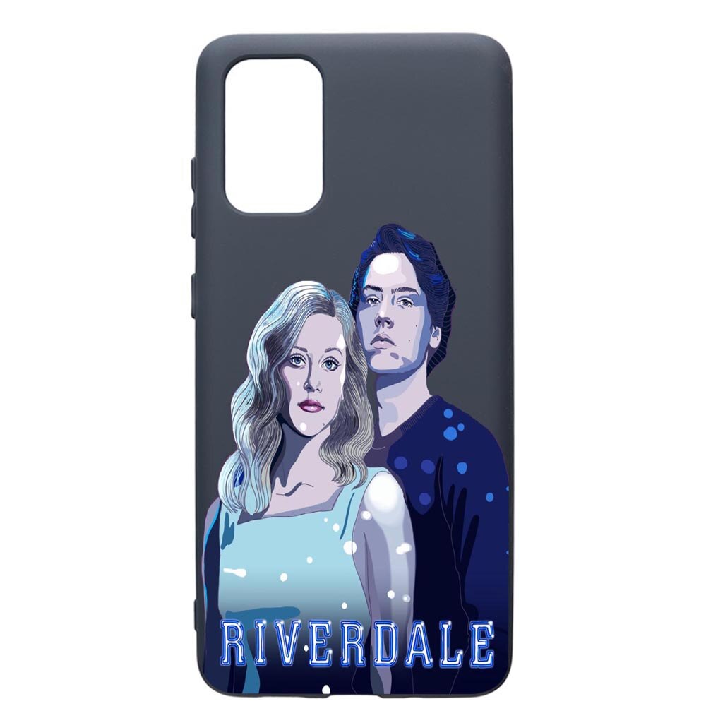 Husa Premium Silicon Compatibila Cu Samsung Galaxy S20 Plus, Riverdale, cu interiorul din material textil, protectie camera, Alaskan Blue, PAB614