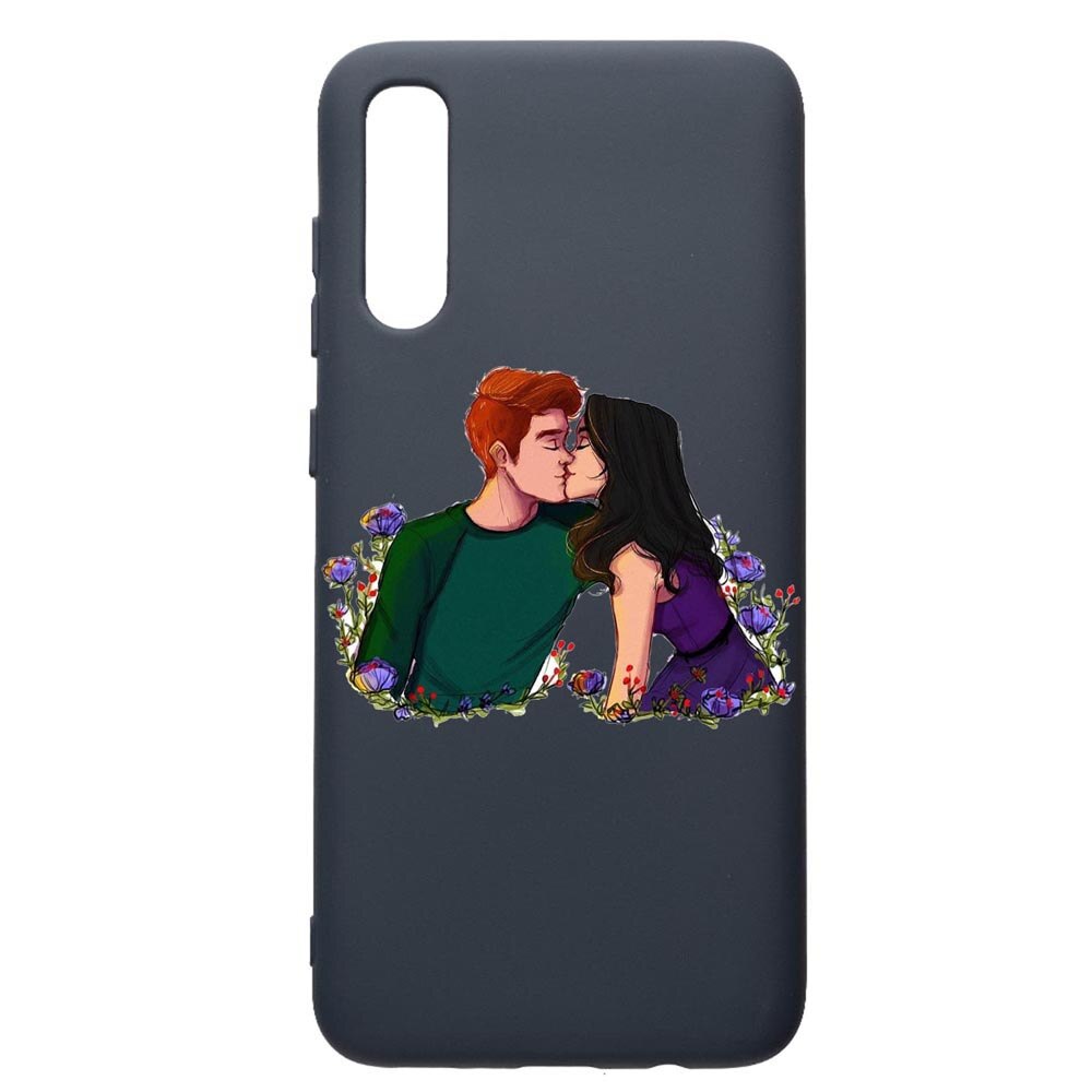 Husa Premium Silicon Compatibila Cu Samsung Galaxy A30S, Riverdale Love, cu interiorul din material textil, protectie camera, Alaskan Blue, PAB622