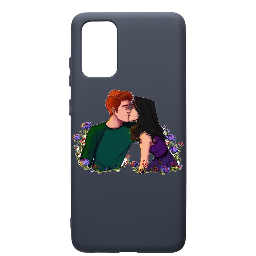 Husa Premium Silicon Compatibila Cu Samsung Galaxy S20 Plus, Riverdale Love, cu interiorul din material textil, protectie camera, Alaskan Blue, PAB622