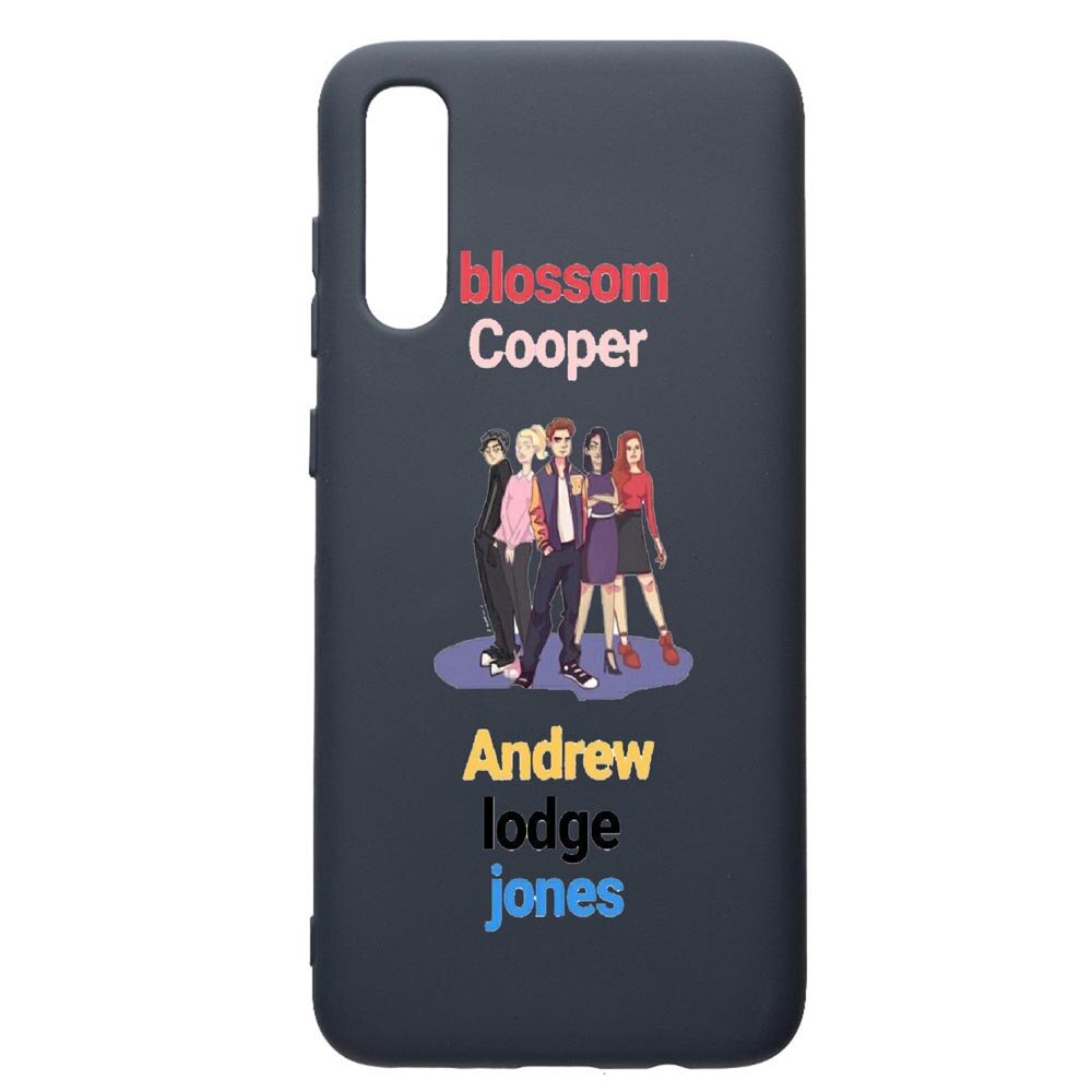 Husa Premium Silicon Compatibila Cu Samsung Galaxy A50, Riverdale, cu interiorul din material textil, protectie camera, Alaskan Blue, PAB623