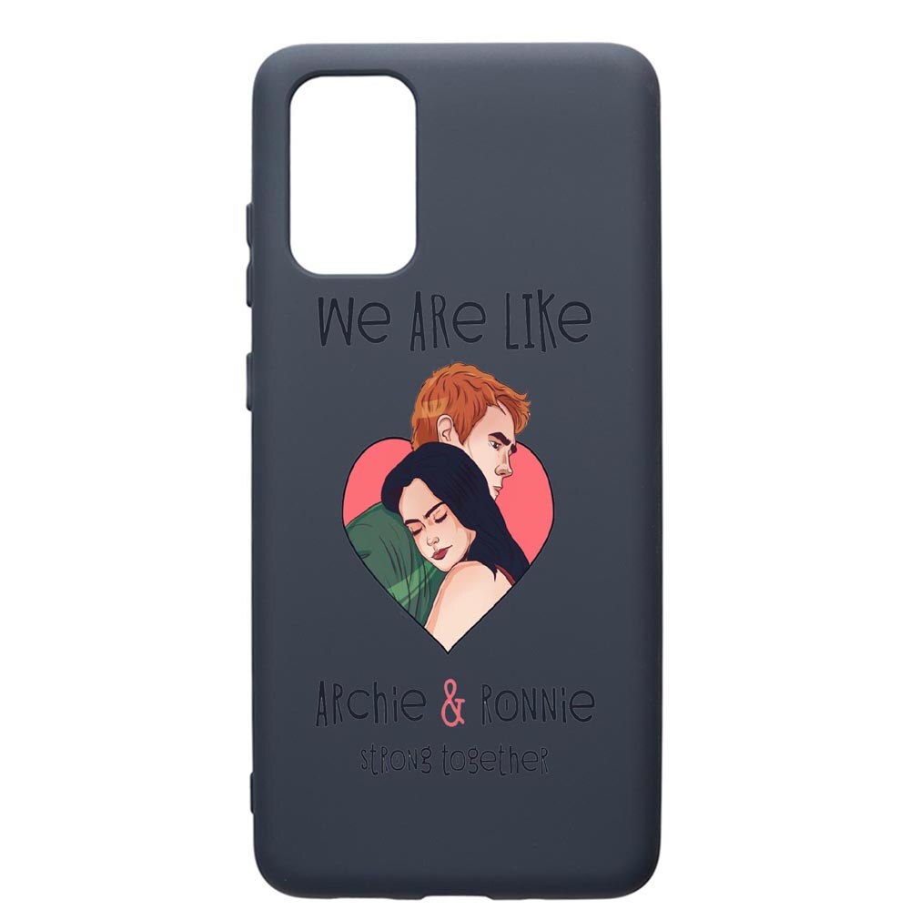 Husa Premium Silicon Compatibila Cu Samsung Galaxy S20 Plus, Riverdale Love, cu interiorul din material textil, protectie camera, Alaskan Blue, PAB624