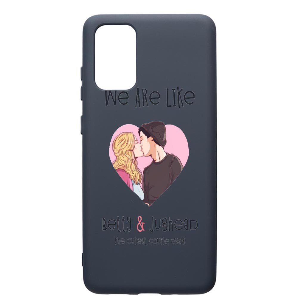 Husa Premium Silicon Compatibila Cu Samsung Galaxy S20 Plus, Happy Flowers, cu interiorul din material textil, protectie camera, Alaskan Blue, PAB625