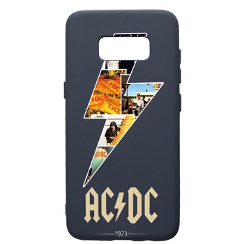 Husa Premium Silicon Compatibila Cu Samsung Galaxy S10E, AC/DC, cu interiorul din material textil, protectie camera, Alaskan Blue, PAB534 Husa Premium Silicon Compatibila Cu Samsung Galaxy S10E, AC/DC, cu interiorul din material textil, protectie camera, Alaskan Blue, PAB534