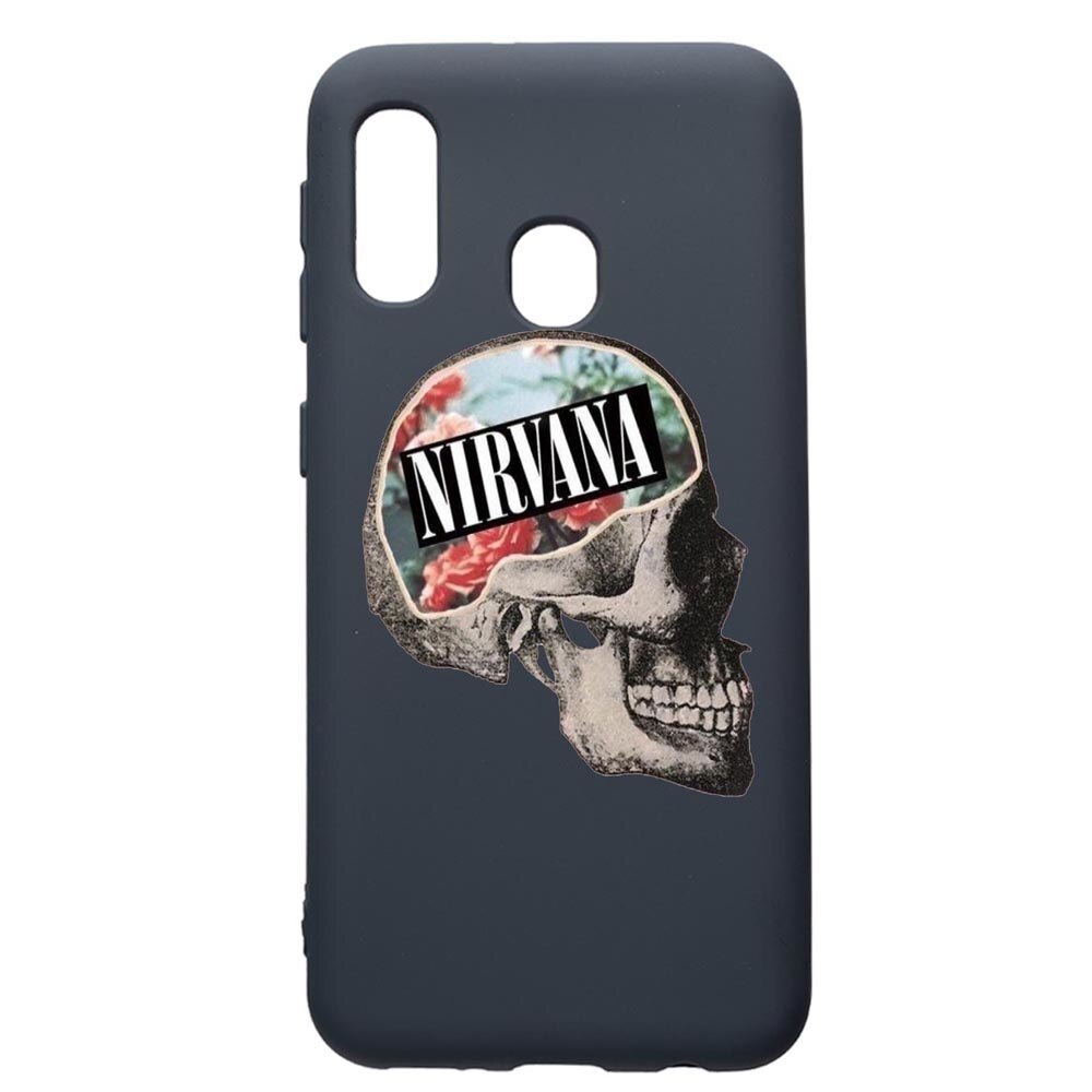 Husa Premium Silicon Compatibila Cu Samsung Galaxy A20E, Nirvana, cu interiorul din material textil, protectie camera, Alaskan Blue, PAB535