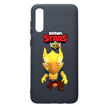 Husa Premium Silicon Compatibila Cu Samsung Galaxy A30S, Brawl Stars Phoenix Crow, cu interiorul din material textil, protectie camera, Alaskan Blue, PAB645 Husa Premium Silicon Compatibila Cu Samsung Galaxy A30S, Brawl Stars Phoenix Crow, cu interiorul din material textil, protectie camera, Alaskan Blue, PAB645