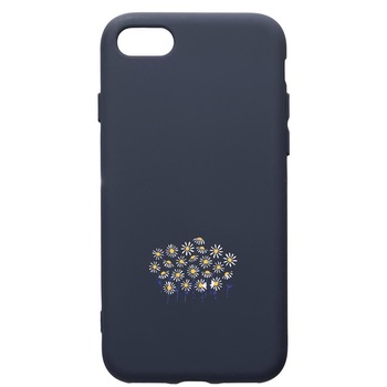 Husa Premium Silicon Compatibila Cu Apple IPhone SE 2 / iPhone 8 / iPhone 7, Little Flowers, cu interiorul din material textil, protectie camera, Alaskan Blue, PAB642 Husa Premium Silicon Compatibila Cu Apple IPhone SE 2 / iPhone 8 / iPhone 7, Little Flowers, cu interiorul din material textil, protectie camera, Alaskan Blue, PAB642