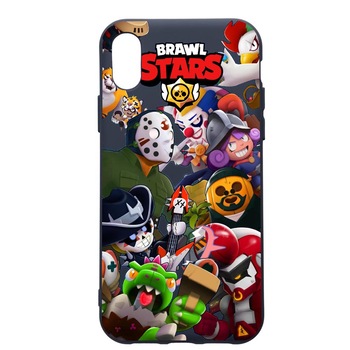 Husa Premium Silicon Compatibila Cu Apple IPhone XS / iPhone X, Brawl Stars, cu interiorul din material textil, protectie camera, Alaskan Blue, PAB646 Husa Premium Silicon Compatibila Cu Apple IPhone XS / iPhone X, Brawl Stars, cu interiorul din material textil, protectie camera, Alaskan Blue, PAB646