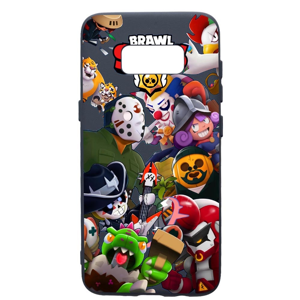 Husa Premium Silicon Compatibila Cu Samsung Galaxy S10E, Brawl Stars, cu interiorul din material textil, protectie camera, Alaskan Blue, PAB646