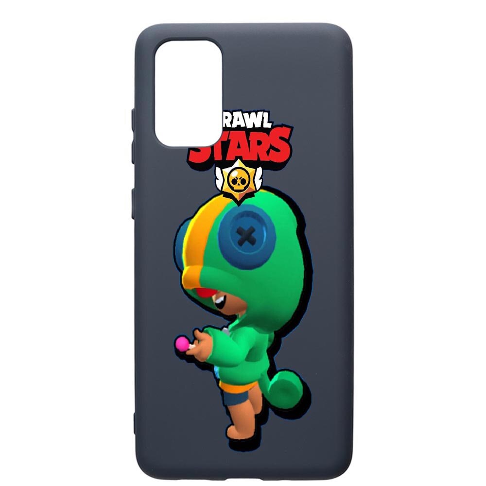 Husa Premium Silicon Compatibila Cu Samsung Galaxy S20 Plus, Brawl Stars Leon, cu interiorul din material textil, protectie camera, Alaskan Blue, PAB648