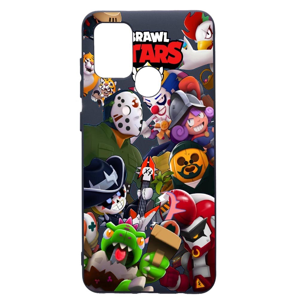 Husa Premium Silicon Compatibila Cu Samsung Galaxy A21S, Brawl Stars, cu interiorul din material textil, protectie camera, Alaskan Blue, PAB646