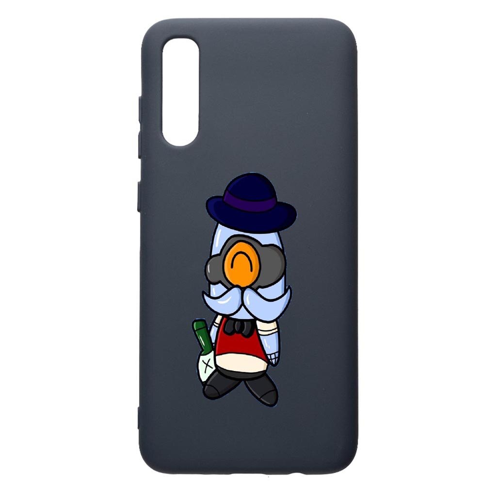 Husa Premium Silicon Compatibila Cu Samsung Galaxy A30S, Brawl Stars, cu interiorul din material textil, protectie camera, Alaskan Blue, PAB649