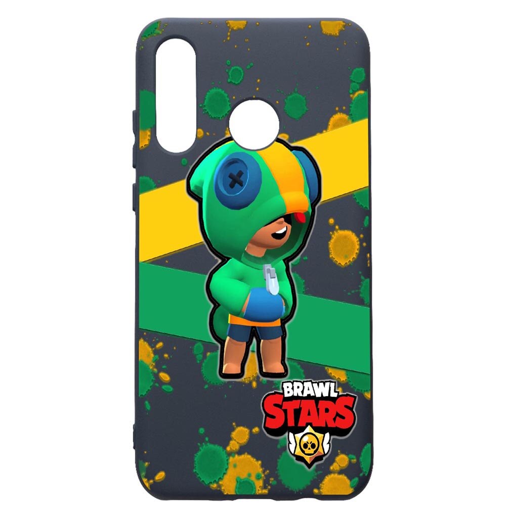 Husa Premium Silicon Compatibila Cu Huawei P30 Lite, Brawl Stars Leon, cu interiorul din material textil, protectie camera, Alaskan Blue, PAB647