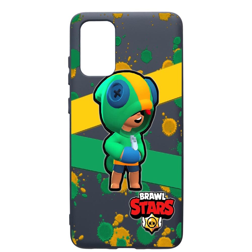 Husa Premium Silicon Compatibila Cu Samsung Galaxy S20 Plus, Brawl Stars Leon, cu interiorul din material textil, protectie camera, Alaskan Blue, PAB647