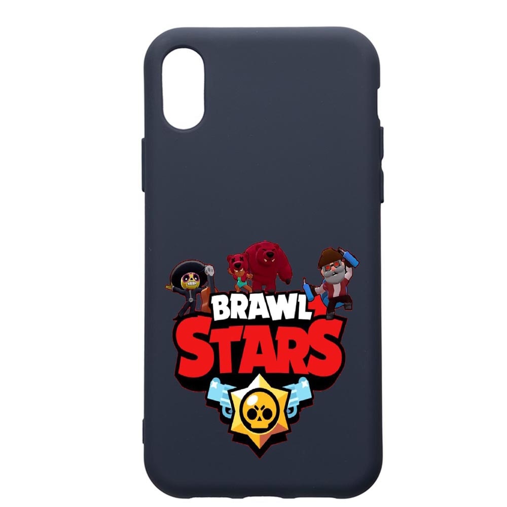 Husa Premium Silicon Compatibila Cu Samsung Galaxy A01, Brawl Stars, cu interiorul din material textil, protectie camera, Alaskan Blue, PAB651