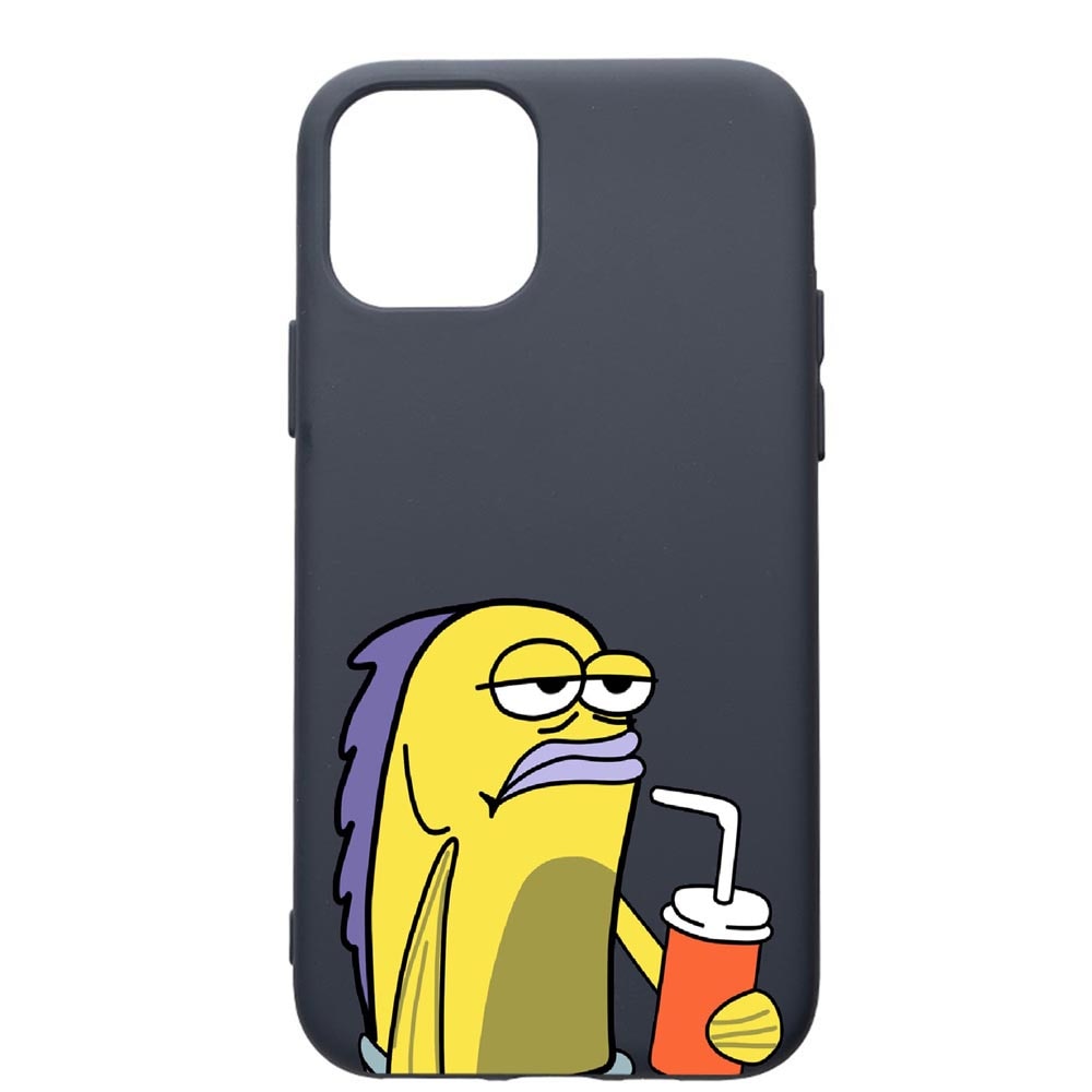 Husa Premium Silicon Compatibila Cu Apple IPhone 11, Meme, cu interiorul din material textil, protectie camera, Alaskan Blue, PAB652