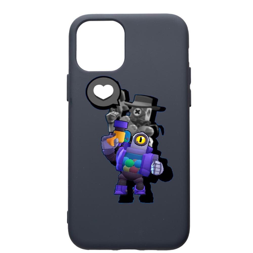 Husa Premium Silicon Compatibila Cu Apple IPhone 11, Brawl Stars Ricochet, cu interiorul din material textil, protectie camera, Alaskan Blue, PAB650