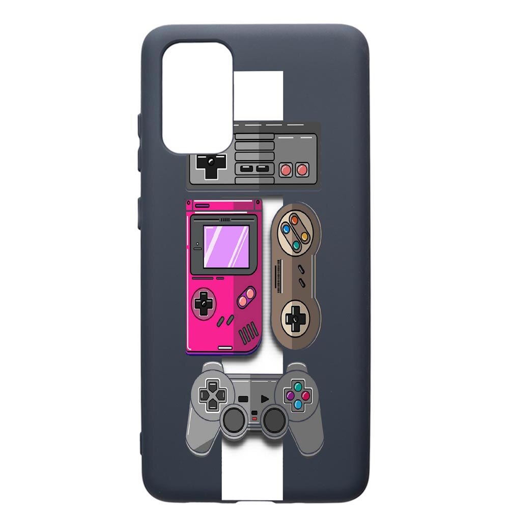 Husa Premium Silicon Compatibila Cu Samsung Galaxy S20 Plus, Gamer - Xbox - Nintendo, cu interiorul din material textil, protectie camera, Alaskan Blue, PAB670