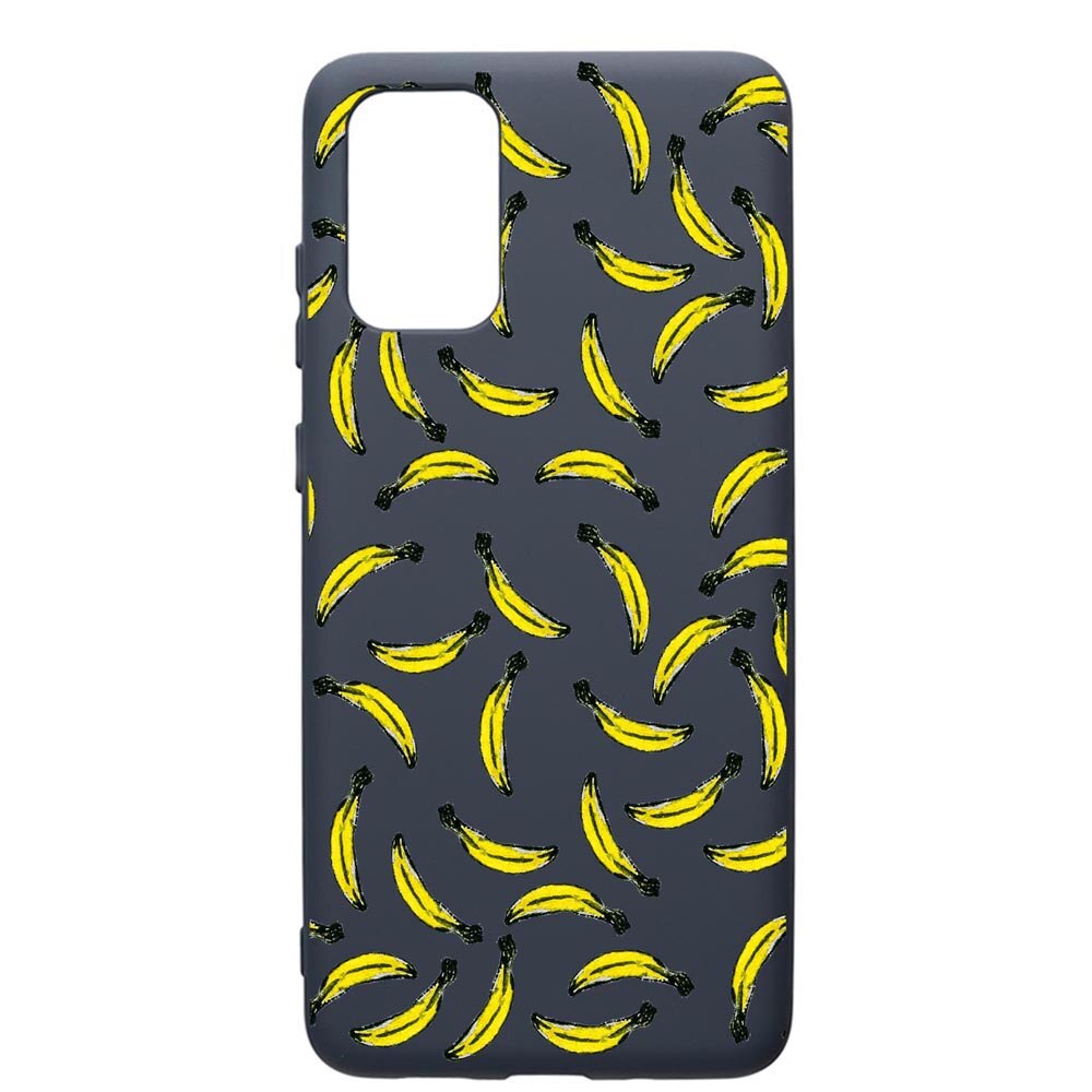 Husa Premium Silicon Compatibila Cu Samsung Galaxy S20 Plus, bananas, cu interiorul din material textil, protectie camera, Alaskan Blue, PAB664