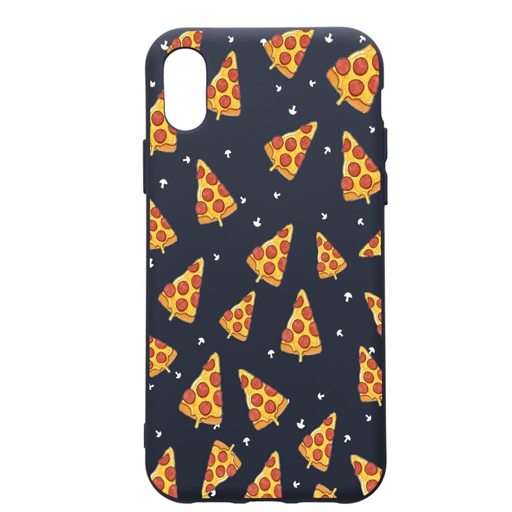 Husa Premium Silicon Compatibila Cu Huawei Y6 2019, Pizza, cu interiorul din material textil, protectie camera, Alaskan Blue, PAB665