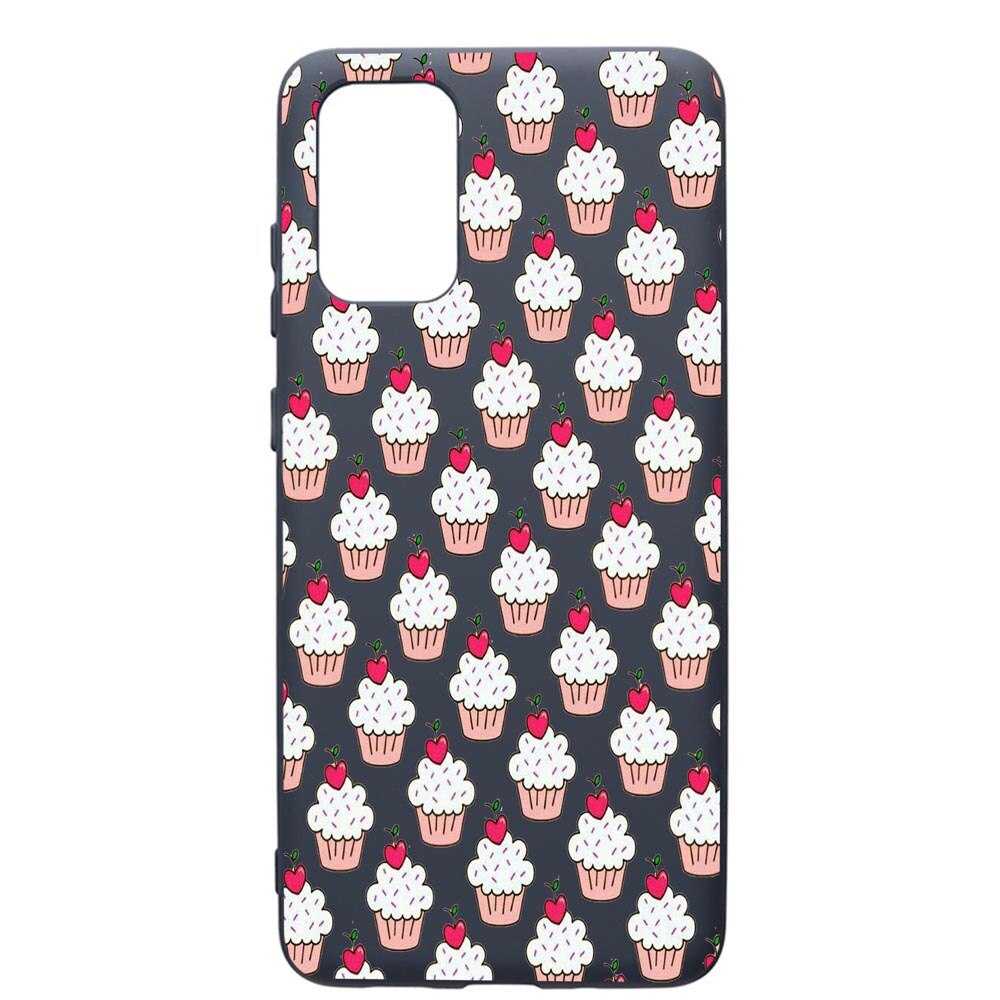 Husa Premium Silicon Compatibila Cu Samsung Galaxy S20 Plus, Muffins, cu interiorul din material textil, protectie camera, Alaskan Blue, PAB668