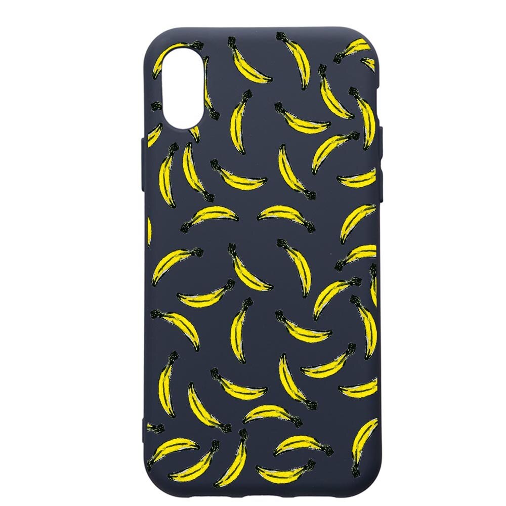 Husa Premium Silicon Compatibila Cu Samsung Galaxy A01, bananas, cu interiorul din material textil, protectie camera, Alaskan Blue, PAB664