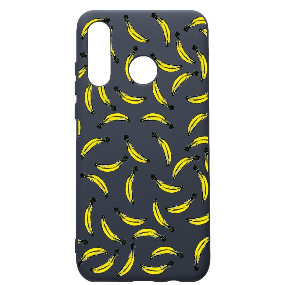 Husa Premium Silicon Compatibila Cu Huawei P30 Lite, bananas, cu interiorul din material textil, protectie camera, Alaskan Blue, PAB664