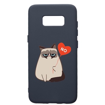 Husa Premium Silicon Compatibila Cu Samsung Galaxy S8, Meme Gumpy, cu interiorul din material textil, protectie camera, Alaskan Blue, PAB657 Husa Premium Silicon Compatibila Cu Samsung Galaxy S8, Meme Gumpy, cu interiorul din material textil, protectie camera, Alaskan Blue, PAB657