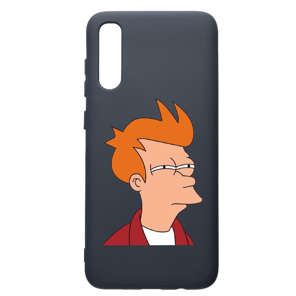 Husa Premium Silicon Compatibila Cu Samsung Galaxy A30S, Meme, cu interiorul din material textil, protectie camera, Alaskan Blue, PAB663