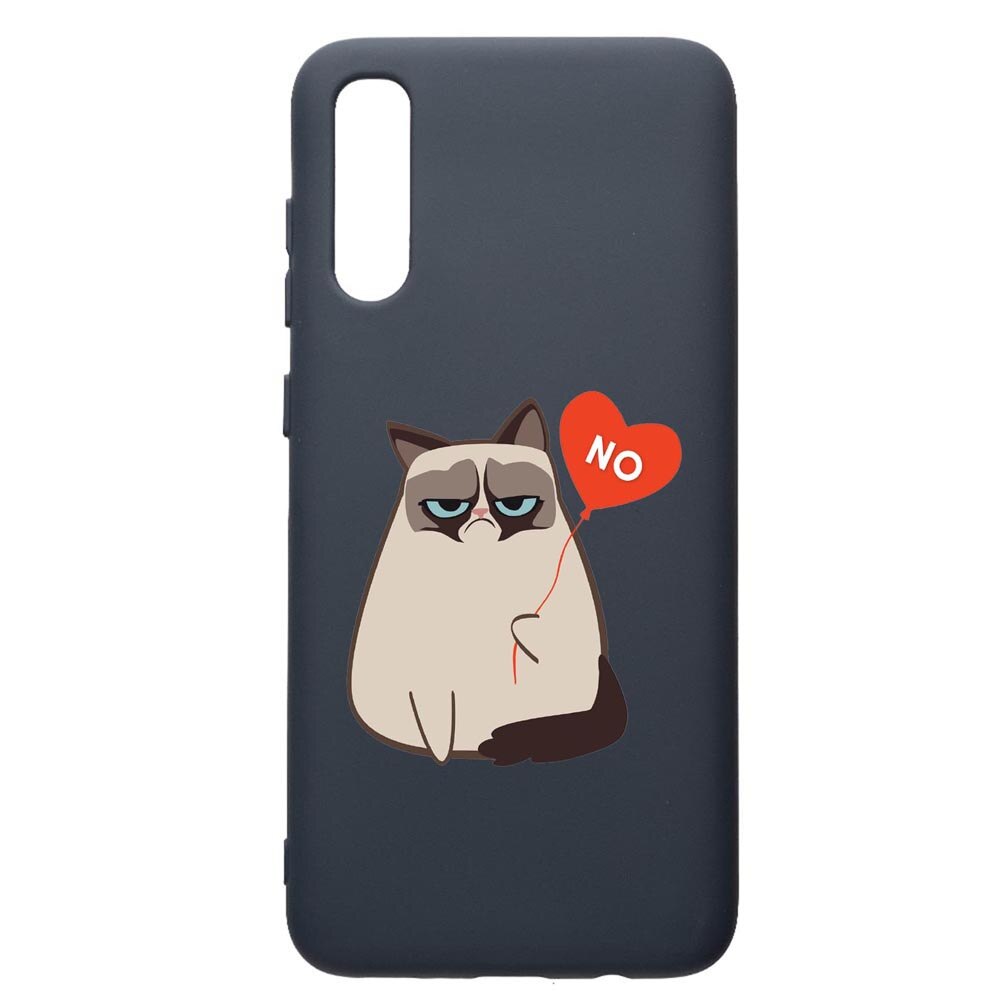 Husa Premium Silicon Compatibila Cu Samsung Galaxy A30S, Meme Gumpy, cu interiorul din material textil, protectie camera, Alaskan Blue, PAB657