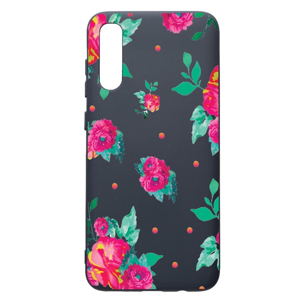 Husa Premium Silicon Compatibila Cu Samsung Galaxy A30S, Roses - Pastel Colors, cu interiorul din material textil, protectie camera, Alaskan Blue, PAB688