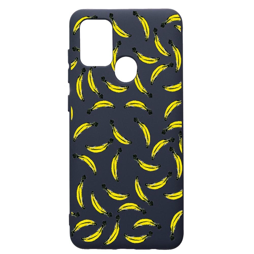 Husa Premium Silicon Compatibila Cu Samsung Galaxy A21S, bananas, cu interiorul din material textil, protectie camera, Alaskan Blue, PAB664