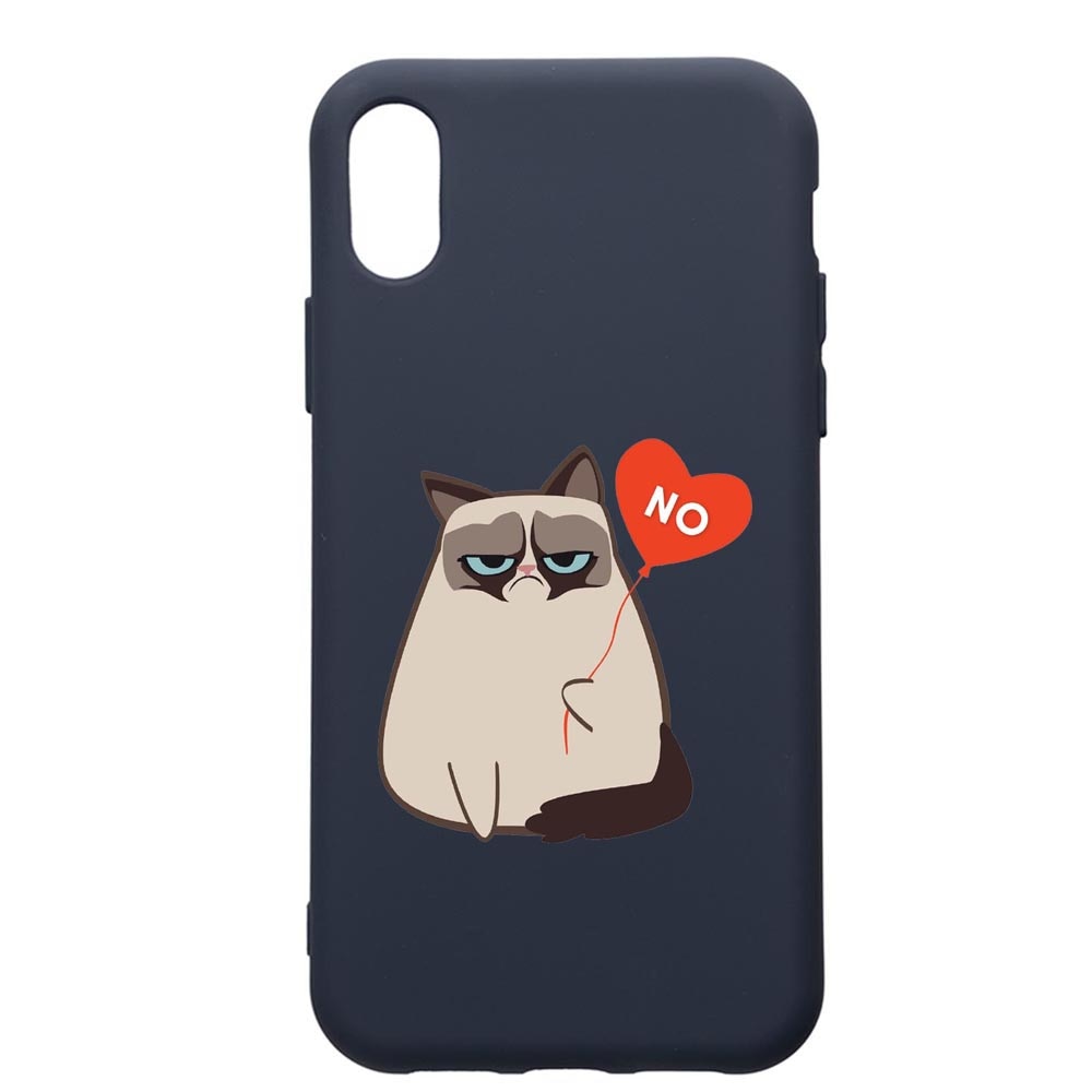 Husa Premium Silicon Compatibila Cu Apple IPhone XR, Meme Gumpy, cu interiorul din material textil, protectie camera, Alaskan Blue, PAB657