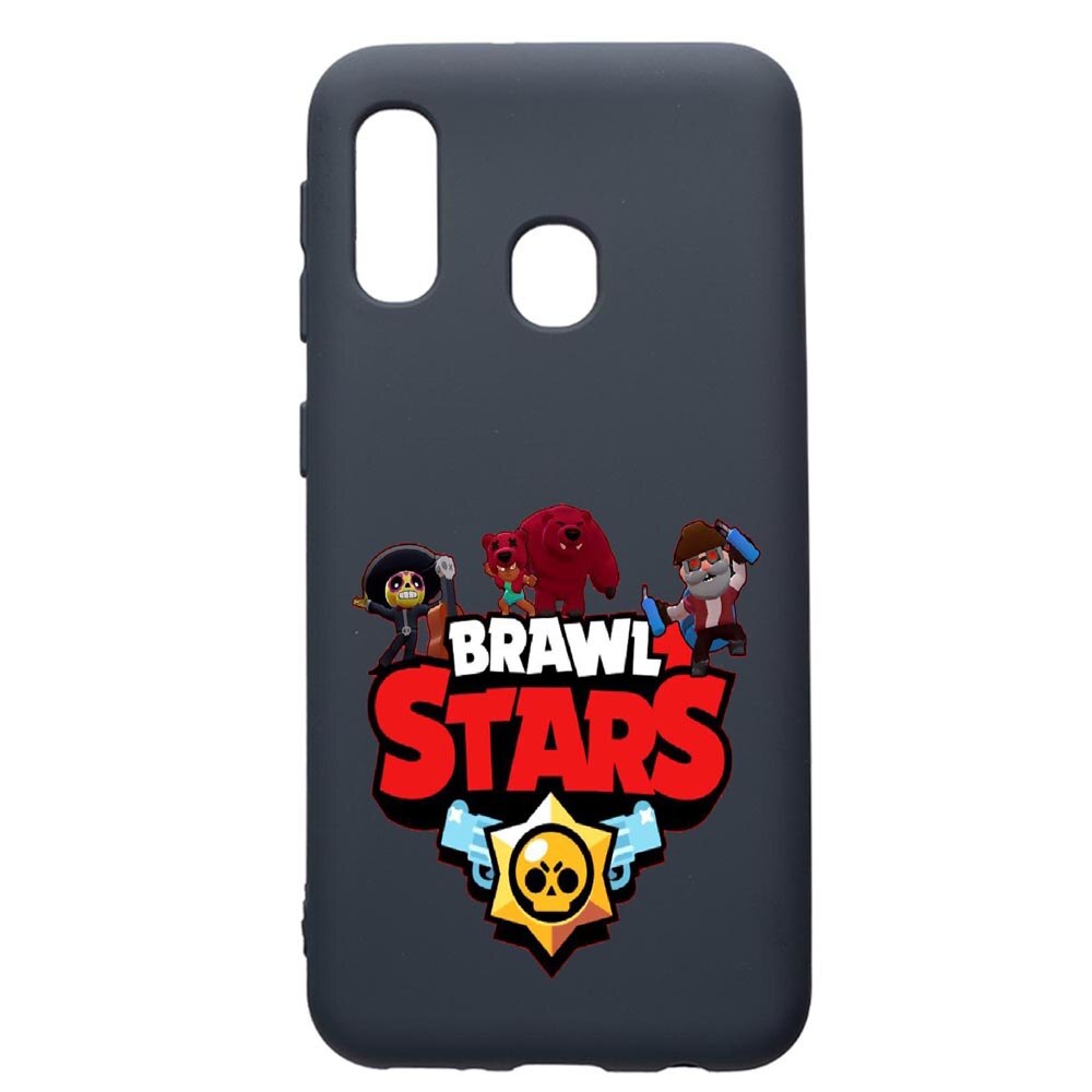 Husa Premium Silicon Compatibila Cu Samsung Galaxy A20E, Brawl Stars, cu interiorul din material textil, protectie camera, Alaskan Blue, PAB651
