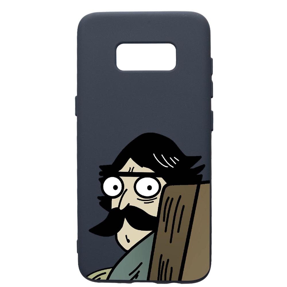 Husa Premium Silicon Compatibila Cu Samsung Galaxy S8, Meme, cu interiorul din material textil, protectie camera, Alaskan Blue, PAB653