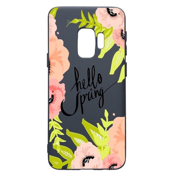 Husa Premium Silicon Compatibila Cu Samsung Galaxy S9, Hello Spring, cu interiorul din material textil, protectie camera, Alaskan Blue, PAB685 Husa Premium Silicon Compatibila Cu Samsung Galaxy S9, Hello Spring, cu interiorul din material textil, protectie camera, Alaskan Blue, PAB685